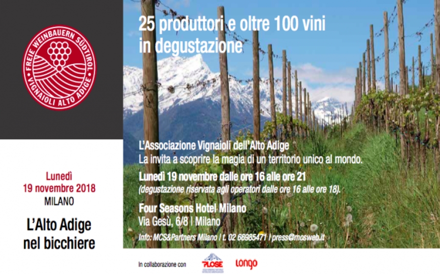 L'Alto Adige nel bicchiere, un percorso di degustazione altoatesina